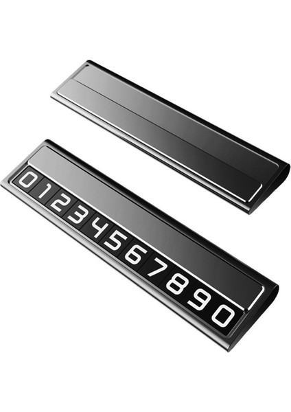 Araba Geçici Park Karikatür Telefon Numarası Plaka Park Siyah (Yurt Dışından)