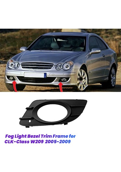 Clk-Class W209 2005-2009 Sis Lambası Kapağı L (Yurt Dışından)