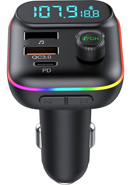 T70 Araba Bluetooth Mp3 Çalar Fm Verici Evrensel USB Şarj Cihazı (Yurt Dışından) modelleri