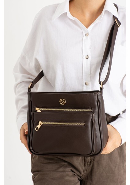 Kadın,ayarlanabilir Çapraz Askılı, Dört Cepli Omuz Çantası fiyatları