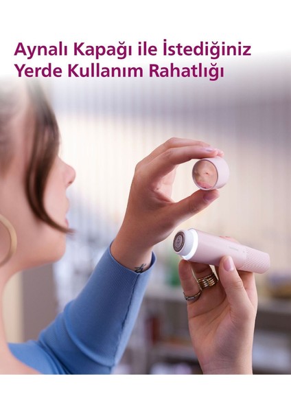 BRR454/00 Yüz Tüy Alma Makinesi,ayna ve Tam Çember LED Işıklı,yıkanabilir Çıkan Başlık