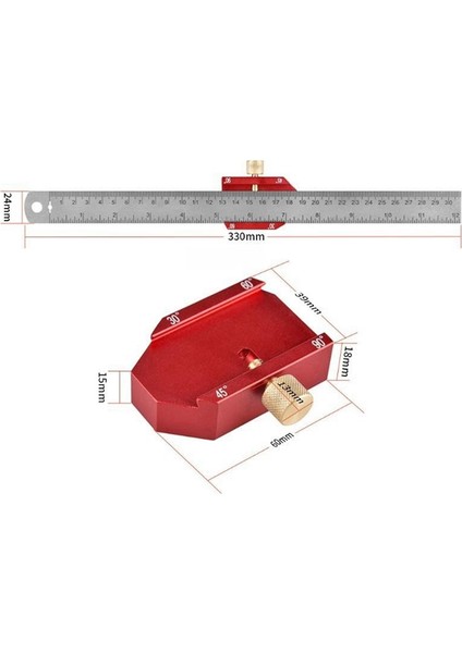 Açı Çizici Çelik Cetvel Konumlandırma Bloğu B (Yurt Dışından) modelleri