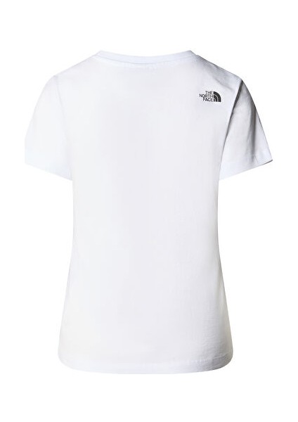 W S/s Easy Tee Kadın Beyaz1 Tshirt NF0A87N6FN41 fiyatları