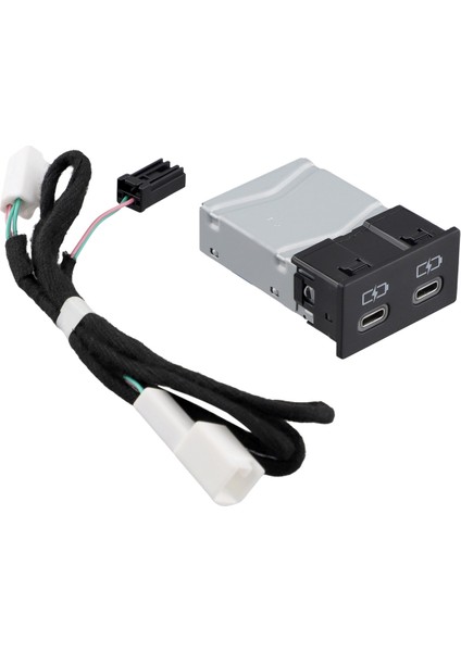 Araba Şarj Soketi Çift USB Pd Tip C Şarj Çıkışı Sigortası (Yurt Dışından)