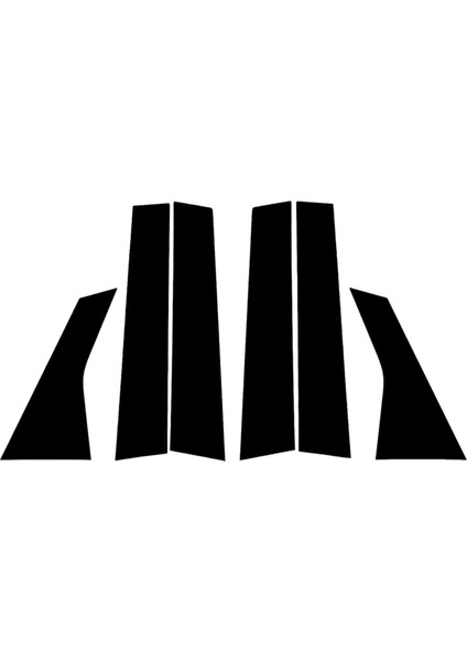 Araba Kaplama Dekoratif Sticker Için Pencere Sütunu Vinil Sticker (Yurt Dışından) fiyatları