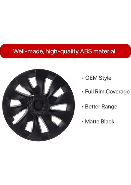 Jant Kapağı 18 Inç Göbek Kapağı Tam -Mat Siyahsol (Yurt Dışından) indirimleri