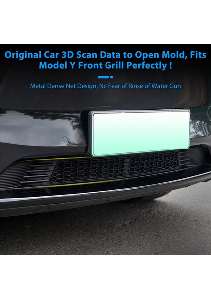 Model Y 2021 2022 2023 Ön Izgara Mesh Izgara Izgara Ekleri (Yurt Dışından)