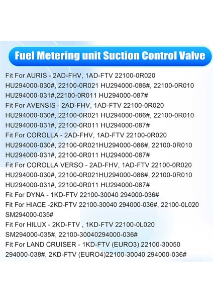 Araba Yakıt Ölçüm Ünitesi Emiş Kontrol Vanası (Yurt Dışından) fırsatları