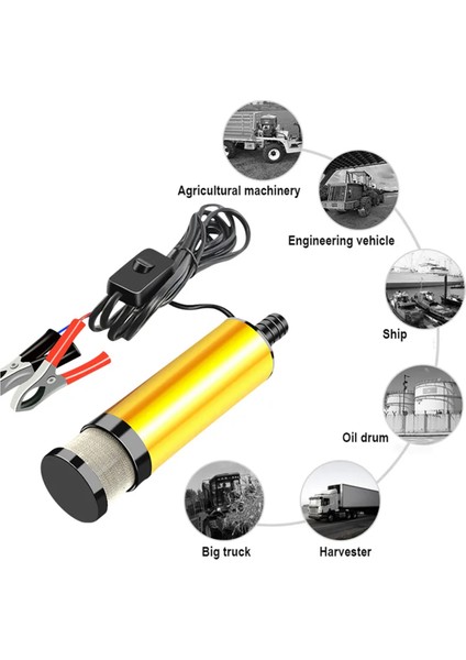 Araba Elektrikli Yakıt Pompası Dc 12V 51MM (Yurt Dışından)