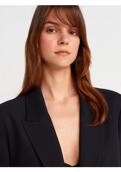 60767 Blazer Ceket-Siyah
