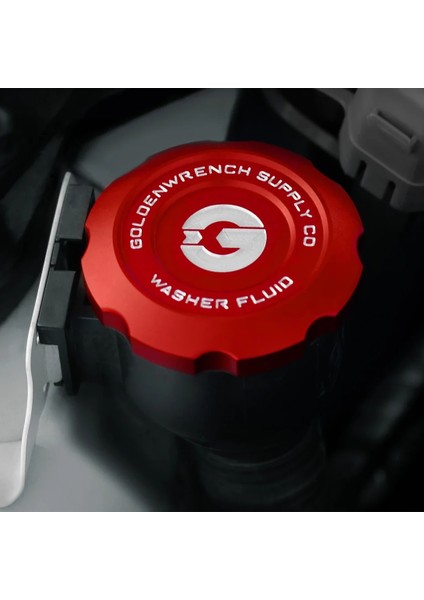 Goldenwrench Bmw E9X Serisi Blackline Edition Kırmızı Cam Suyu Kapağı