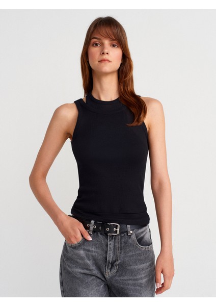31853 Çift Görünümlü Top-Siyah