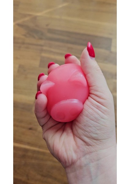 Elite Pembe Domuzcuk Pufipufi Taba Squishy Stress Oyuncağı Squid Game Kumbara Sukuşi 1 Adet