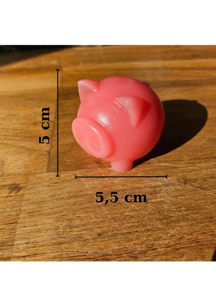 Elite Pembe Domuzcuk Pufipufi Taba Squishy Stress Oyuncağı Squid Game Kumbara Sukuşi 1 Adet
