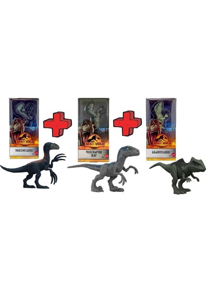 Elite 3'lü Set Mattel Orijinal Lisanslı Oyuncak Dinozor Figürü Dinozorlar Figür Orjinal 3lü 1 Adet
