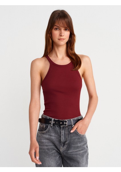 21143 Kolsuz Askılı Top-Açık Bordo