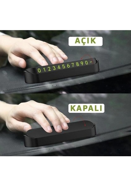 Araç Park Telefon Numaratörü Mıknatıslı Aç Kapa Sistem fırsatları