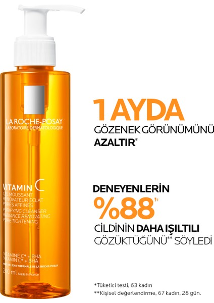 C Vitamini Içerikli Işıltı Veren Yüz Temizleme Jeli
