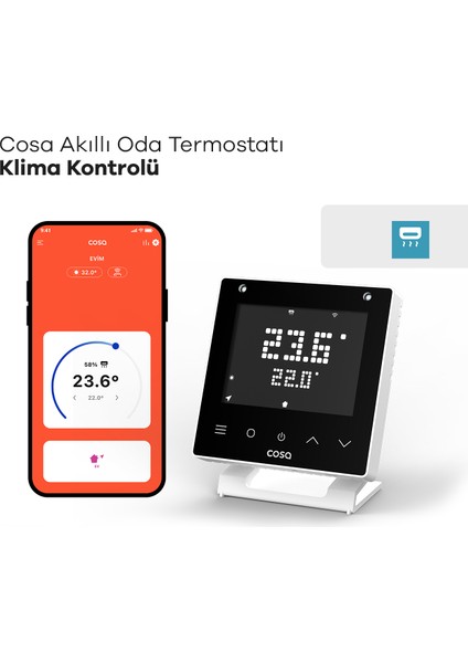 Akıllı Oda Termostatı Klima Kontrolü V5