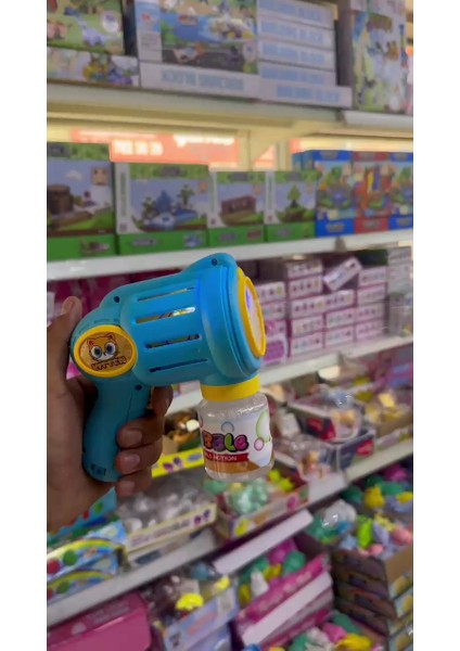 Elite Pilli - Otomatik Köpük Tabancası – Eğlenceli Bubble Gun Oyuncağı 1 Adet