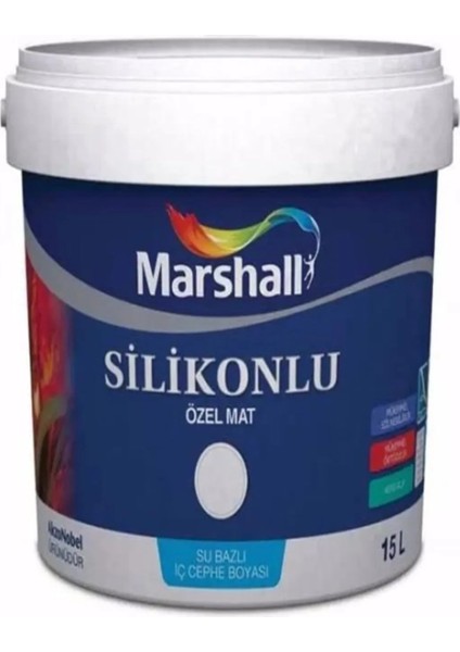 Silikonlu Özel Mat Bw Baz Kurna 15 L