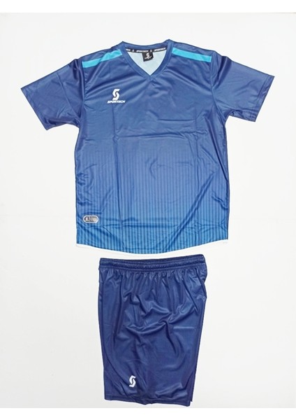 Lacivert-Turkuaz Forma Takımı K0138 (TEK KELİME ISİM VE NUMARA YAZILIR)