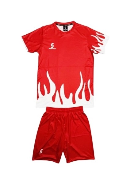 Kırmızı Alevli Antrenman Takımı R0123 (Tek Kelime Isim Yazılır)