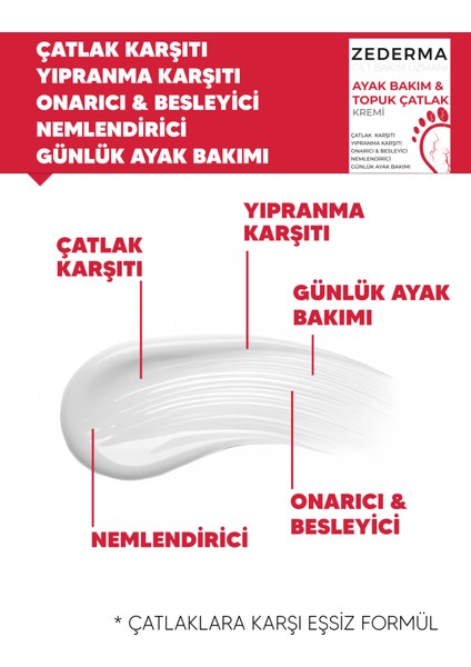 Ayak Bakım & Topuk Çatlak Kremi