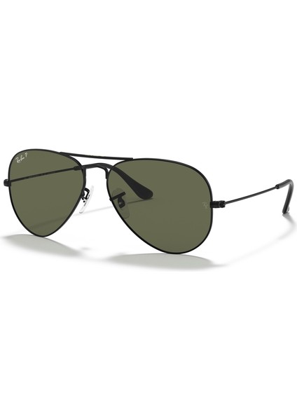3025 002/58 58 Unisex Güneş Gözlüğü Aviator Polarize