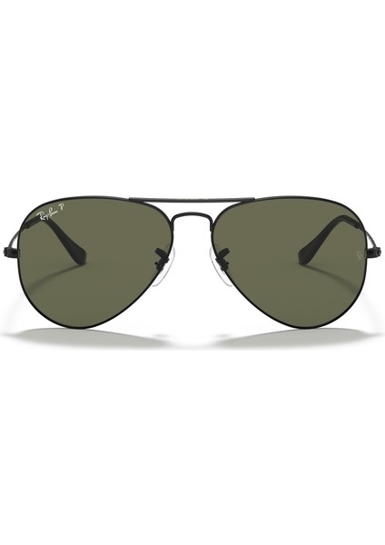 3025 002/58 58 Unisex Güneş Gözlüğü Aviator Polarize indirimleri