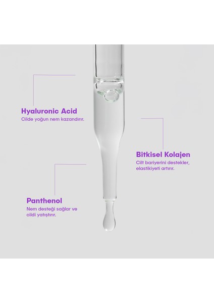 HYDRA BACK BABY - Hyaluronik Asit Yoğun Nemlendirici ve Dolgunlaştırıcı Cilt Serumu 30ml