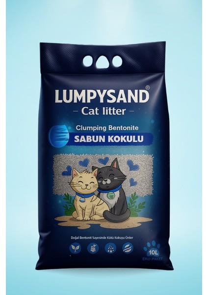 Marsilya Sabun Kokulu Ince Taneli Kedi Kumu 10 Lt