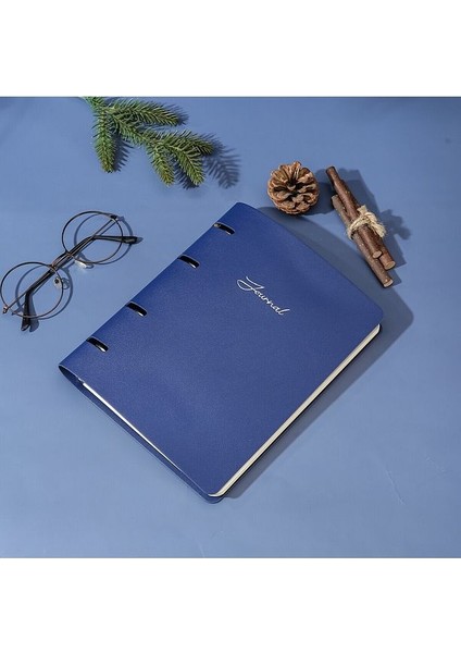 Ringo Vegan Deri Mekanizmalı Içi Değişebilen Defter A5 192 Sayfa 100 gr Çizgili Mavi fırsatları