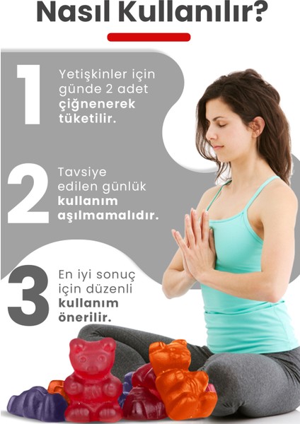 Nadh Gummy 2'li Set – Q10 ve Glutatyon İçeren Anti-Aging Vitamin Takviyesi