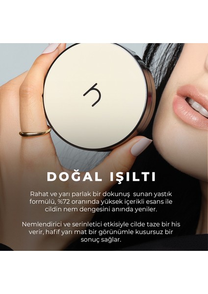 Zero Fit Cushion Uzun Süre Kalıcı Kore Fondöten SPF50+ Pa+++ Doğal Bitişli Refill X2 12G Sand