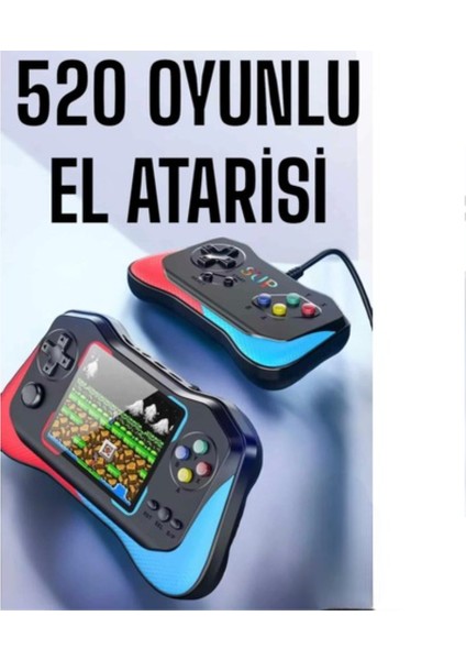 Gamepad Joystick Nostalji 500 Oyunlu 2 Li Atari Gamebox Oyun Konsolu Sup Atari