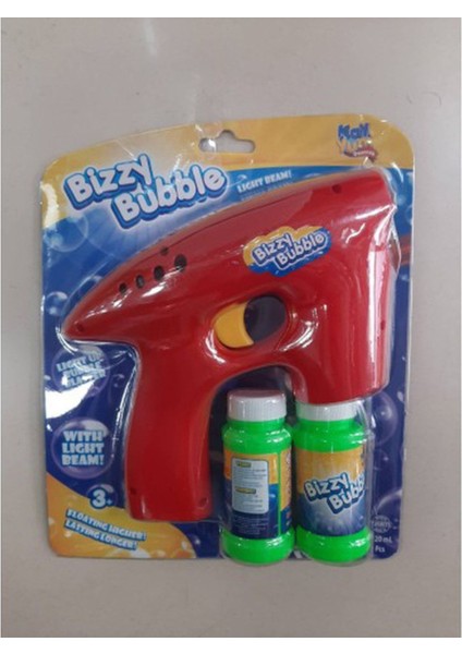 Elite Otomatik Işıklı Büyük Pilli Köpük Baloncuk Tabancası 1 Adet