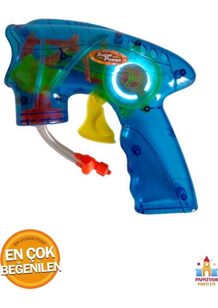 Elite Işıklı Köpük Tabancası - 500 ml Likit ile Eğlenceyi Şimdi Başlat! 1 Adet