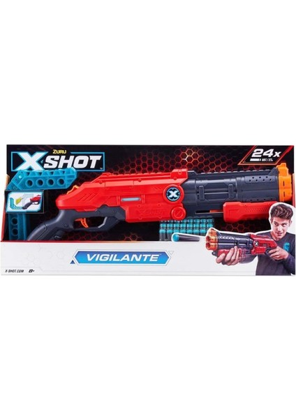 Elite Seçtim Aldım Zuru X-Shot Sünger Tabancası Excel Vigilante 24 Mermi 8 1 Adet fırsatları