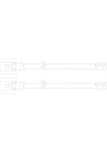 LZ0255 Fren Ikaz Kablosu Ön Porsche Cayenne; Vw Touareg 05/10