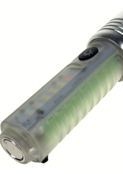 Zoom Lu Flaşörlü Max 1000 Lumen Yan ve Ön Kullanımlı Kırmızı Mavi Beyaz Uv Işıklı Kamp El Feneri fiyatları