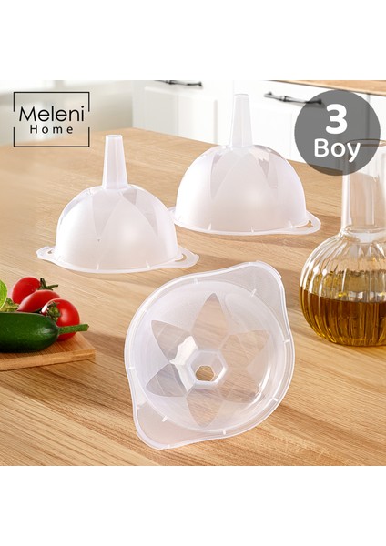 3'lü Huni Seti - Iç Içe Geçebilir Istiflenebilir 3 Boy Huni Seti modelleri