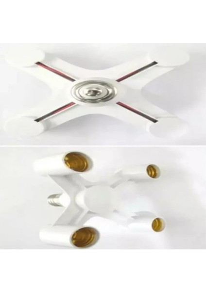 Alitech E 27 4'lü Duy - Duy Çoklayıcı - Duy Çoğaltıcı - 1 In 4 E 27 Duy fırsatları