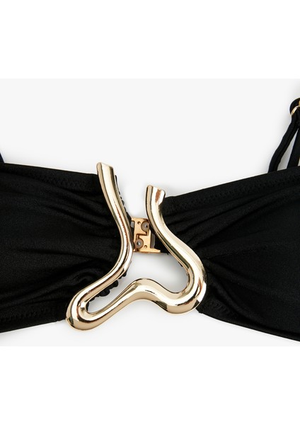 Metal Aksesuarlı Straplez Bikini Üstü modelleri