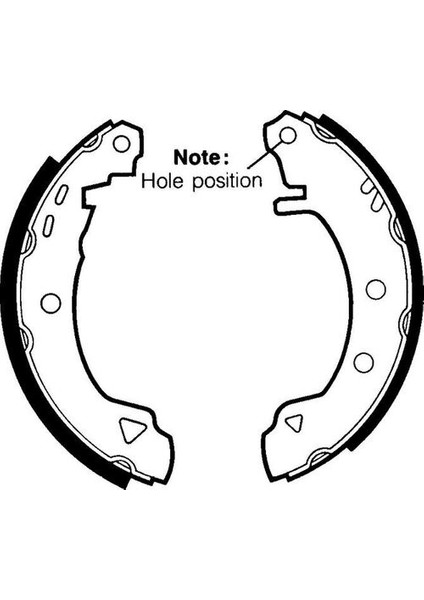 LS1402 Fren Pabucu Arka Cıtroen Ax / Renault 19. Express.