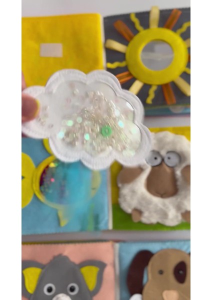 Elite Montessori Eğitici Oyun ve Bebek Aktivite Kitabı / Uçan Balon 0-12 Ay 1 Adet fiyatları
