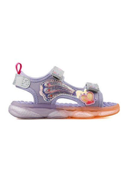 Can Bebe Işıklı Phylon Sandalet Lila