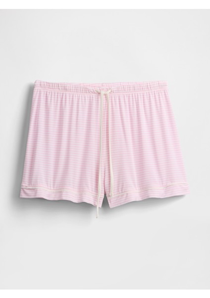 Kadın Çizgili Modal Pijama Şort fiyatları