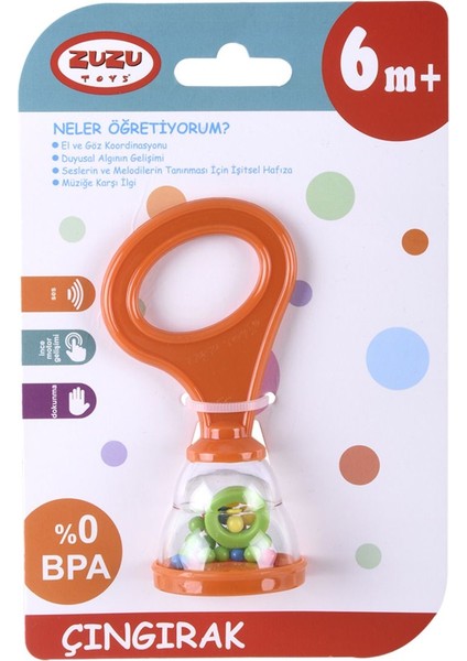 Elite Oyuncak Bebek Çıngırağı Çıngır Kartelada 04033 1 Adet