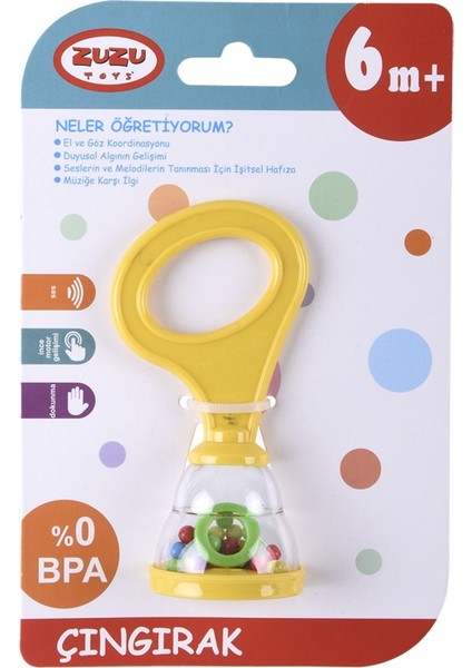 Elite Oyuncak Bebek Çıngırağı Çıngır Kartelada 04033 1 Adet